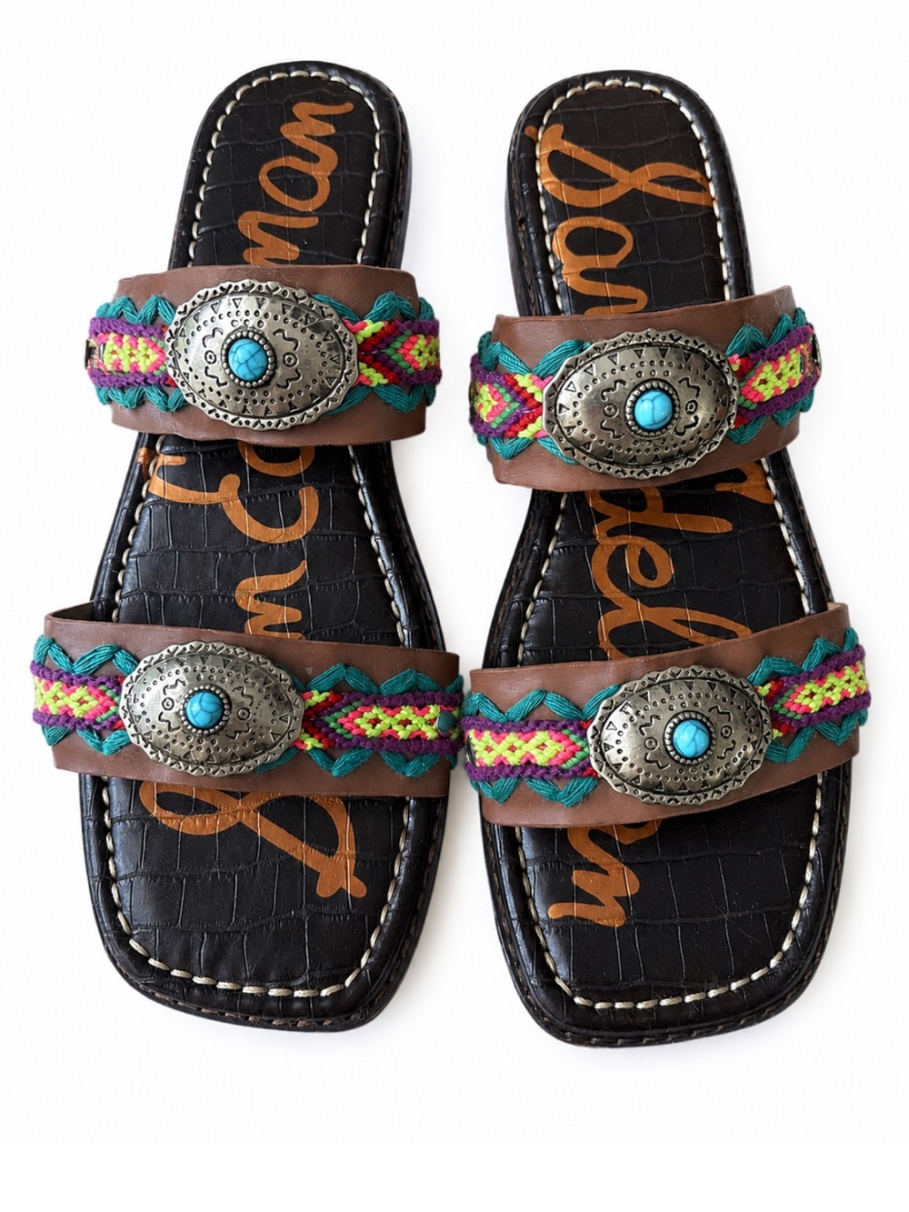 Sam Edelman Women's Hardyn southwestern Sandal size 11